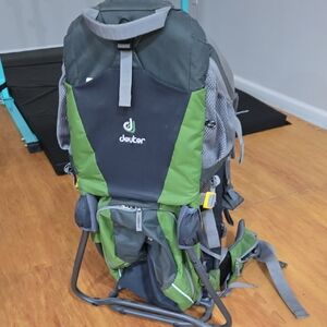 Green and Gray Outdoor Backpack